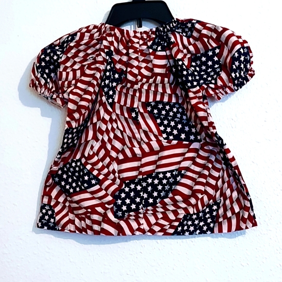 JULY 4TH HANDMADE FRONT POCKET DRESS TODDLER - Picture 2 of 4